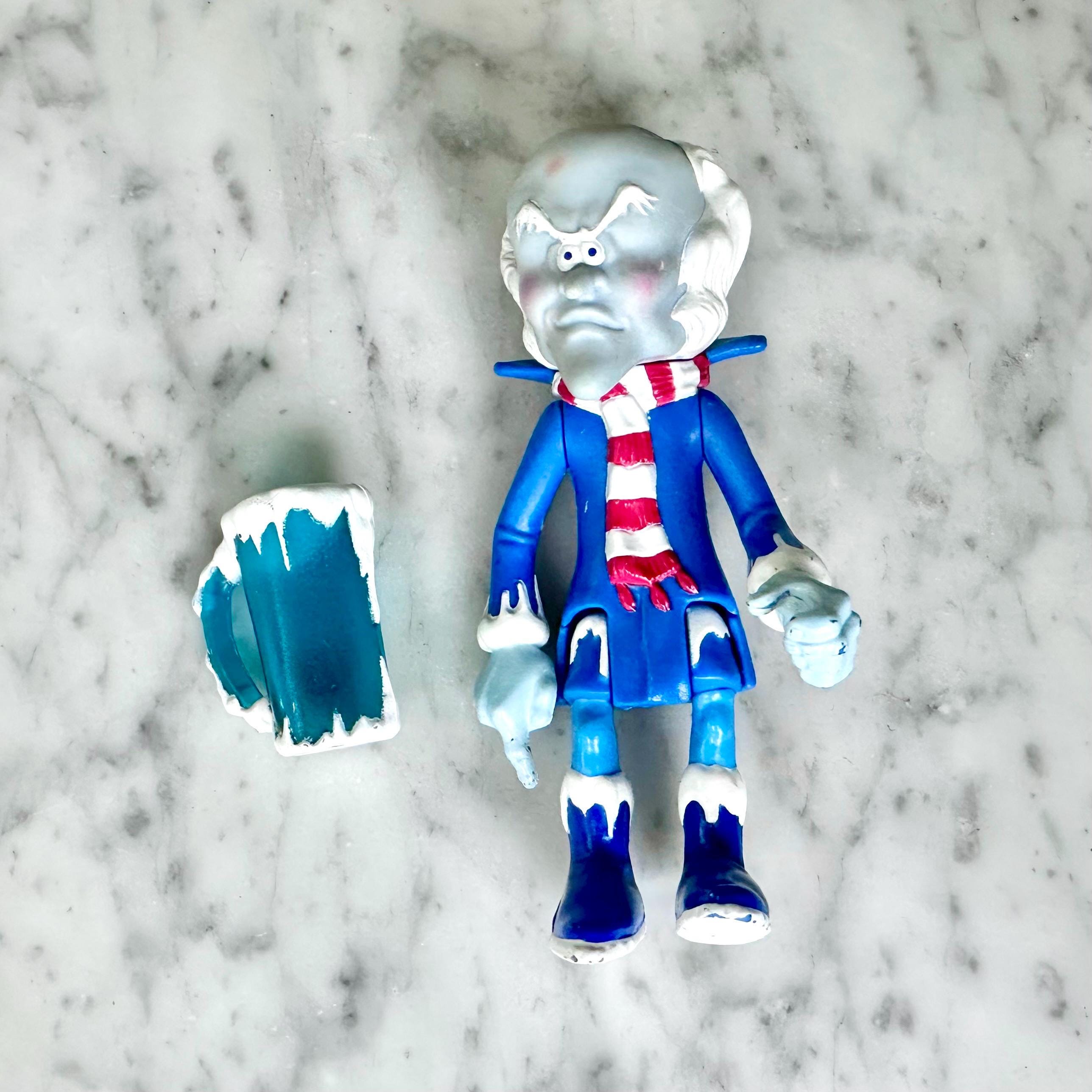 Vintage 80's Care Bears “professor Cold Heart” Poseable Figure