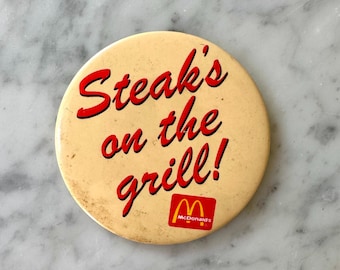 WABC 25,000.00 ボタン マクドナルド 1 1/4 インチ ピンバック