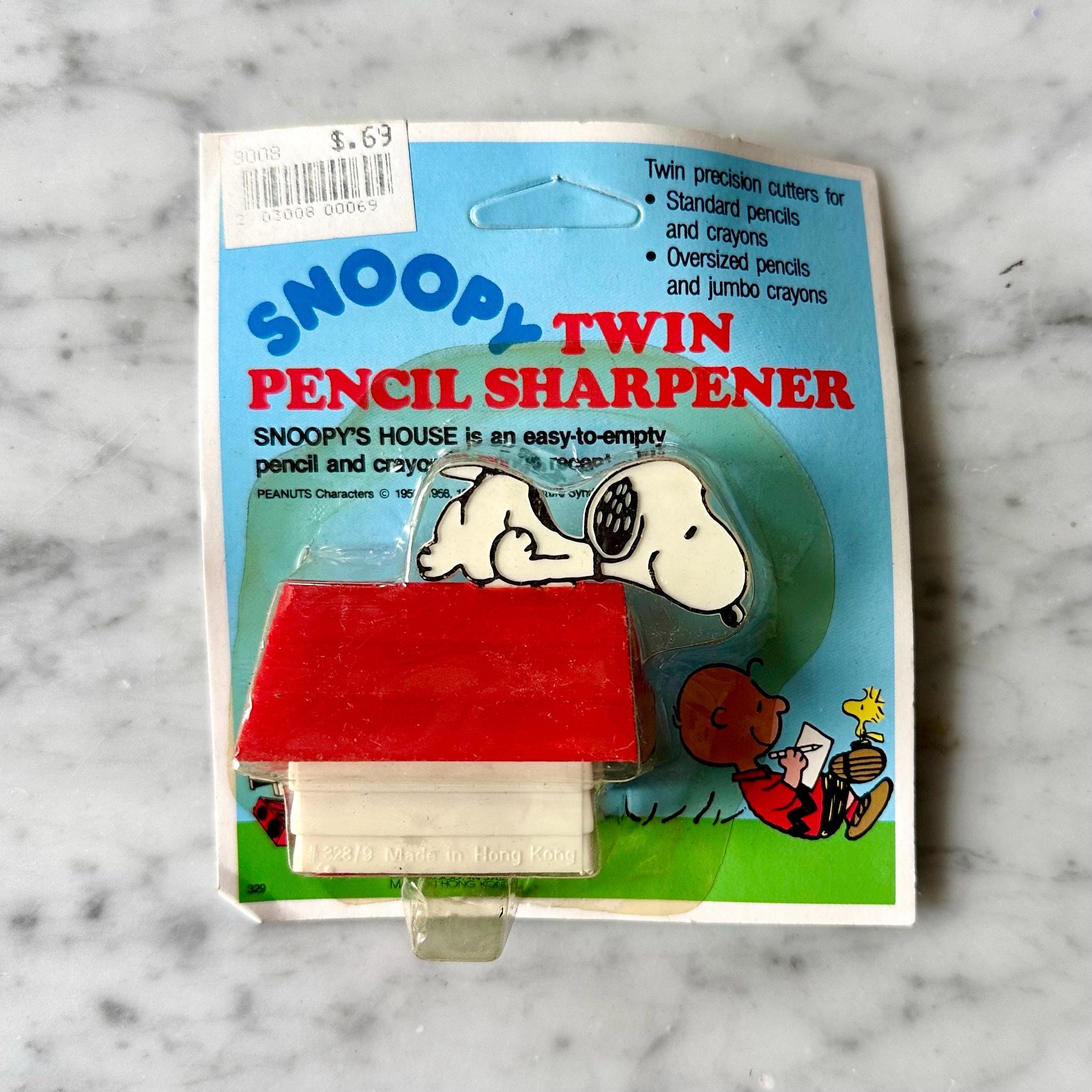 Vintage Snoopy Peanuts Twin Pencil Sharpener - Etsy