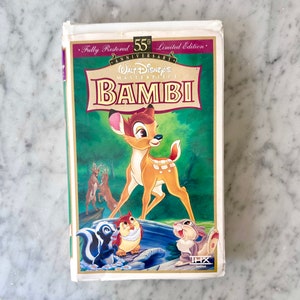 Vintage Walt Disney’s Bambi VHS Movie