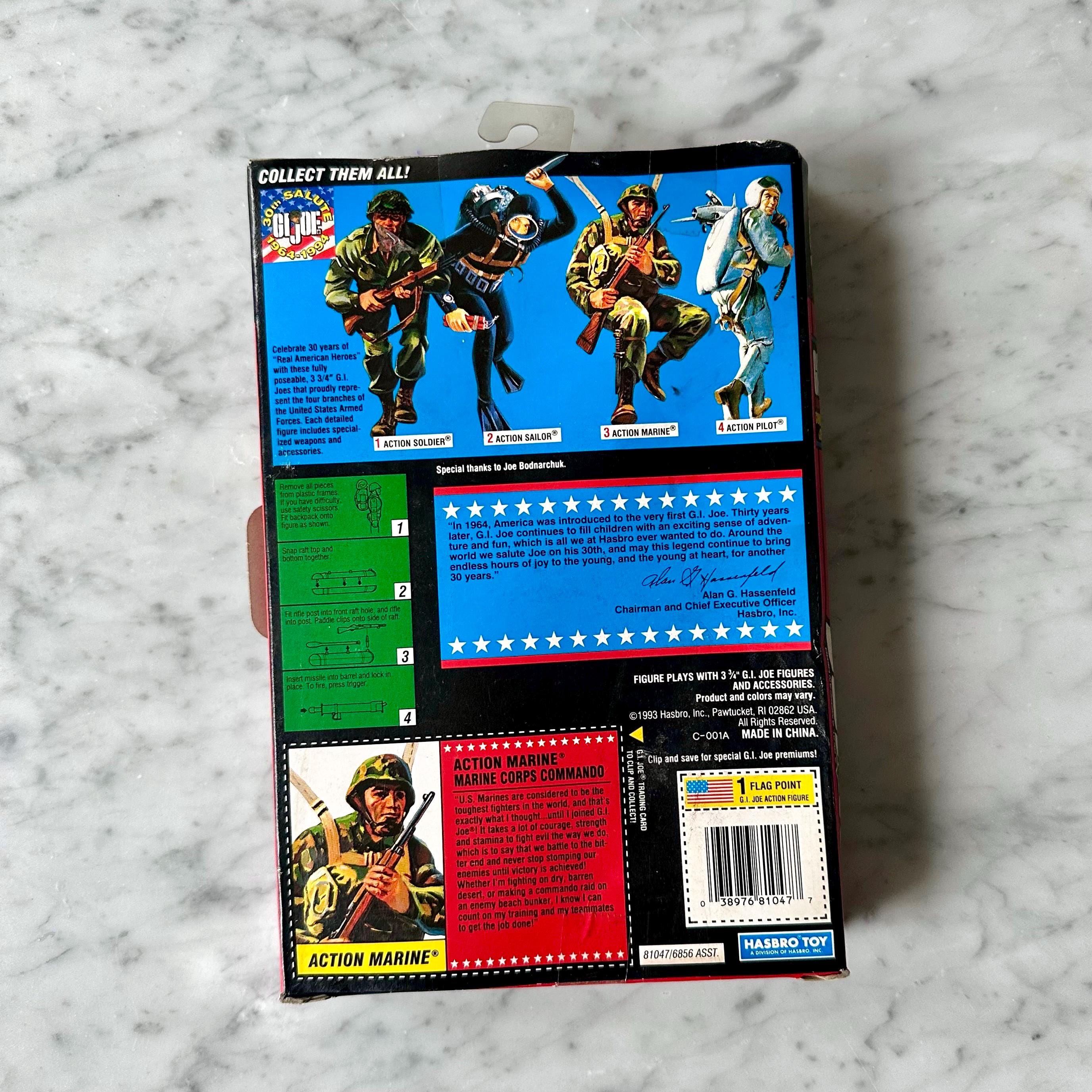 G.I. Joe アクションソルジャー　箱付Hasbro ビンテージGI ジョー ヴィンテージ 1993 GI Joe 記念コレクション アクション ソルジャー