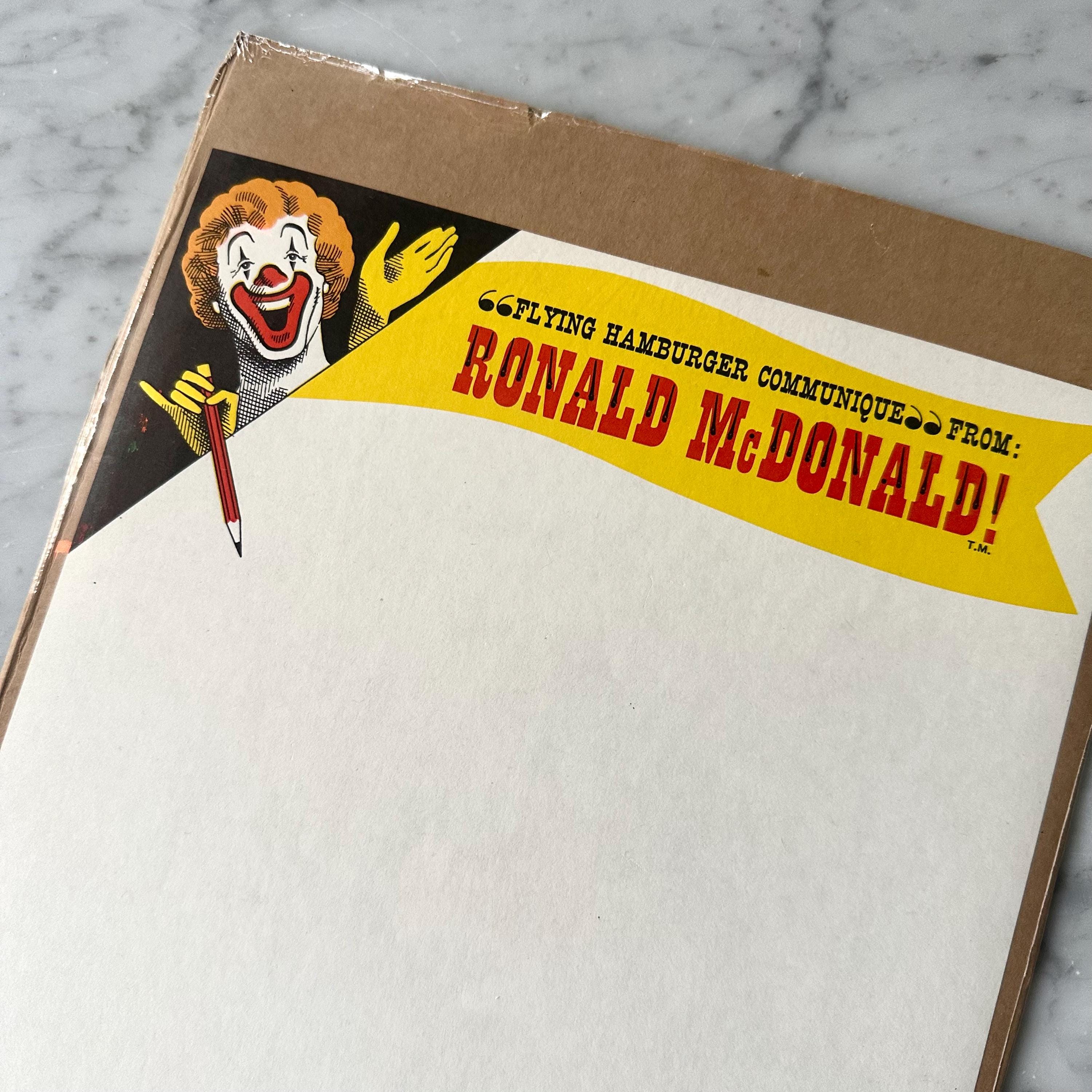 Vintage 1960's Ronald Mcdonald 