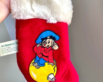 Vintage 1986 Feivel An American Tale Mini Stocking McDonalds