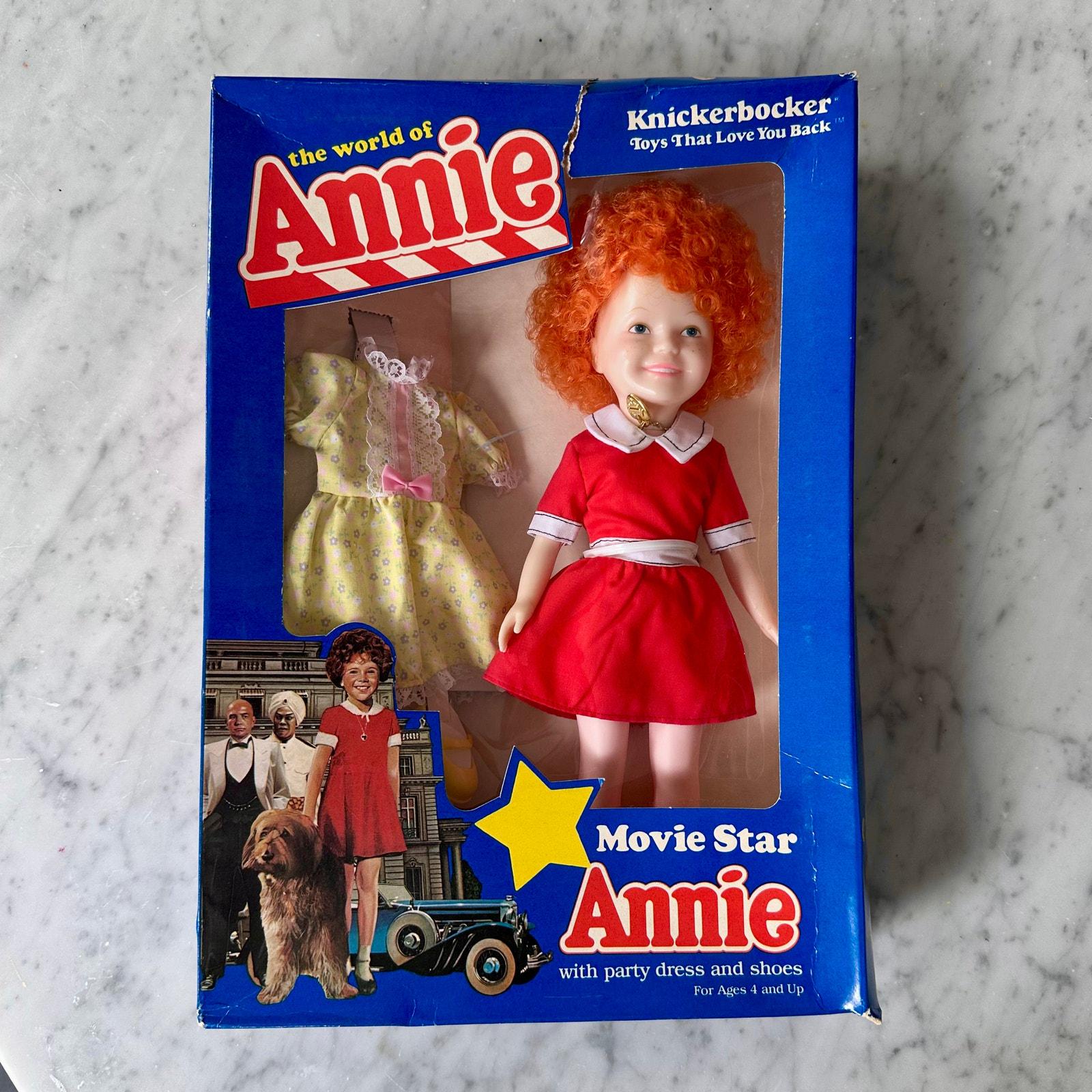 annie 1982 red dress This was and still is my favorite movie. I remember this ad and had the red  Annie dress with a red wig. Wished my mom had saved this dress!