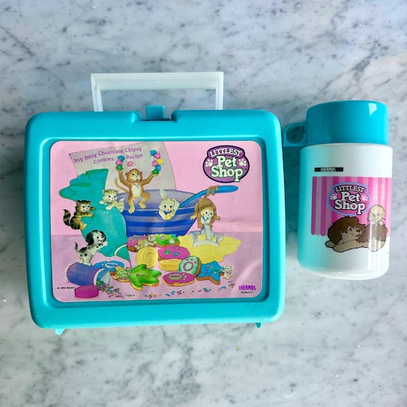 Vintage 1993 Kenner Littlest Pet Shop Lunchbox and Thermos - Etsy