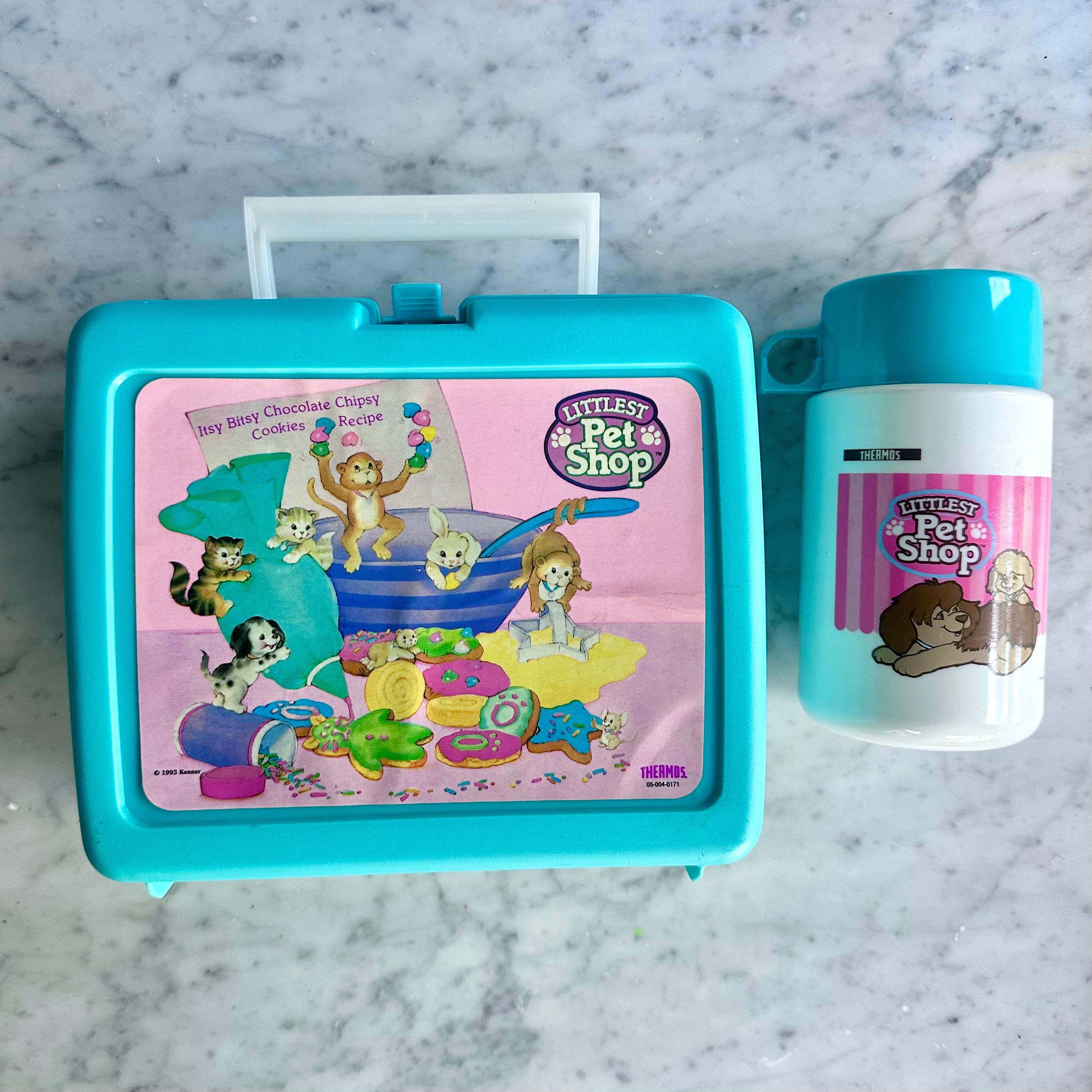 Vintage 1993 Kenner Littlest Pet Shop Lunchbox and Thermos - Etsy