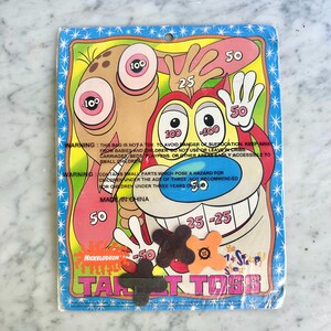 Vintage Nickelodeon SNICK Ren en Stimpy magnetisch doelwerpspel uit 1994