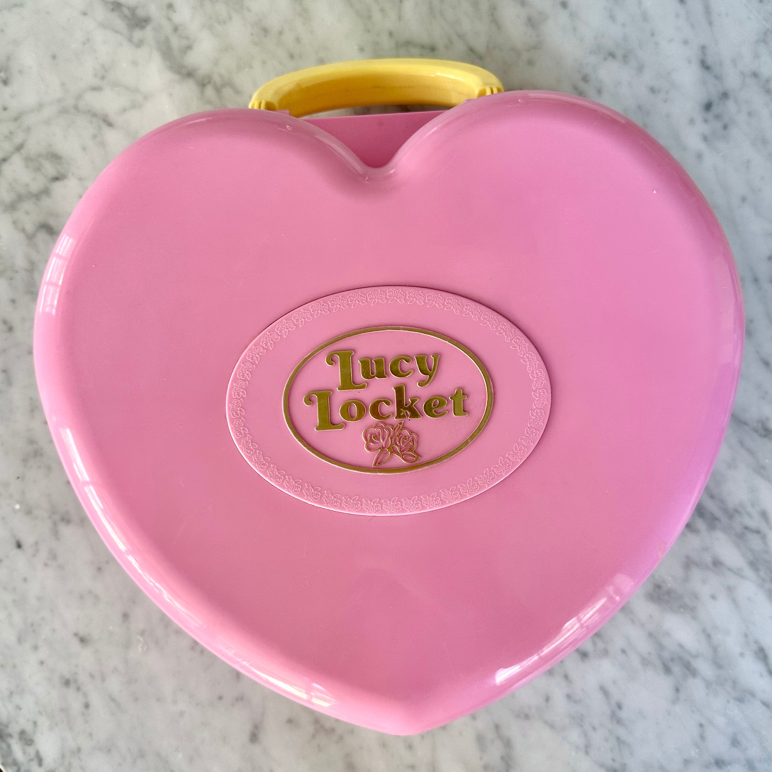 VINTAGE POLLY POCKET Lucy Locket Carry N Play Dream Home 97% Complete. Rare EUR 125,54 - FR