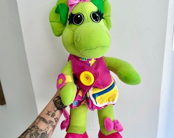 Vintage 1993 Barney´s Talk n 'Dress Baby Boo Plüsch - Bitte lesen