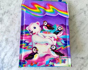Bolsa térmica para el almuerzo Lisa Frank Roary, estilo vintage de los años 90.