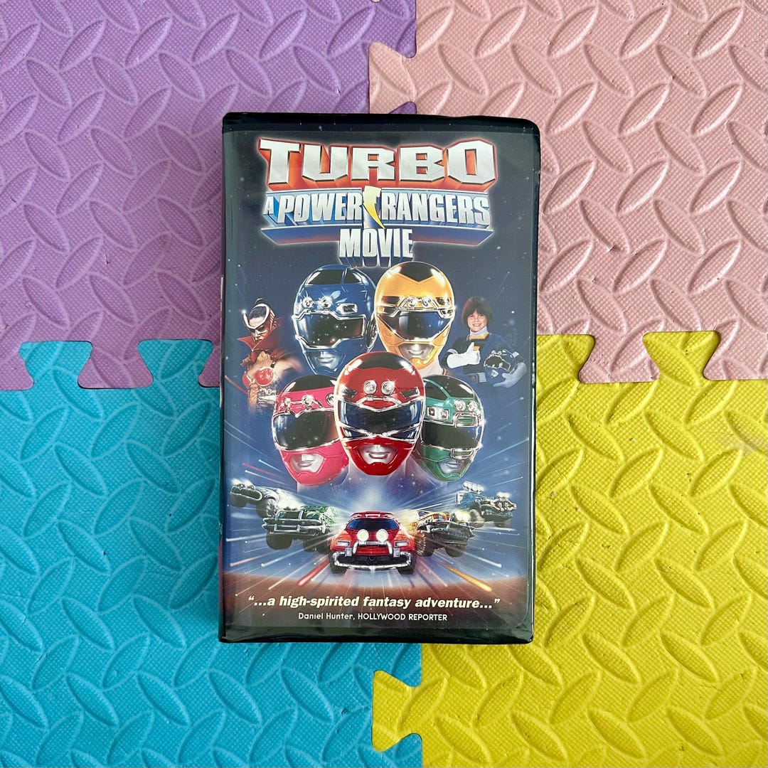 Película VHS de los Power Rangers Turbo A de 1997 - Etsy México