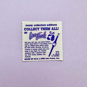 80’s Lisa Frank Party Penguin and Bear Sticker image 3