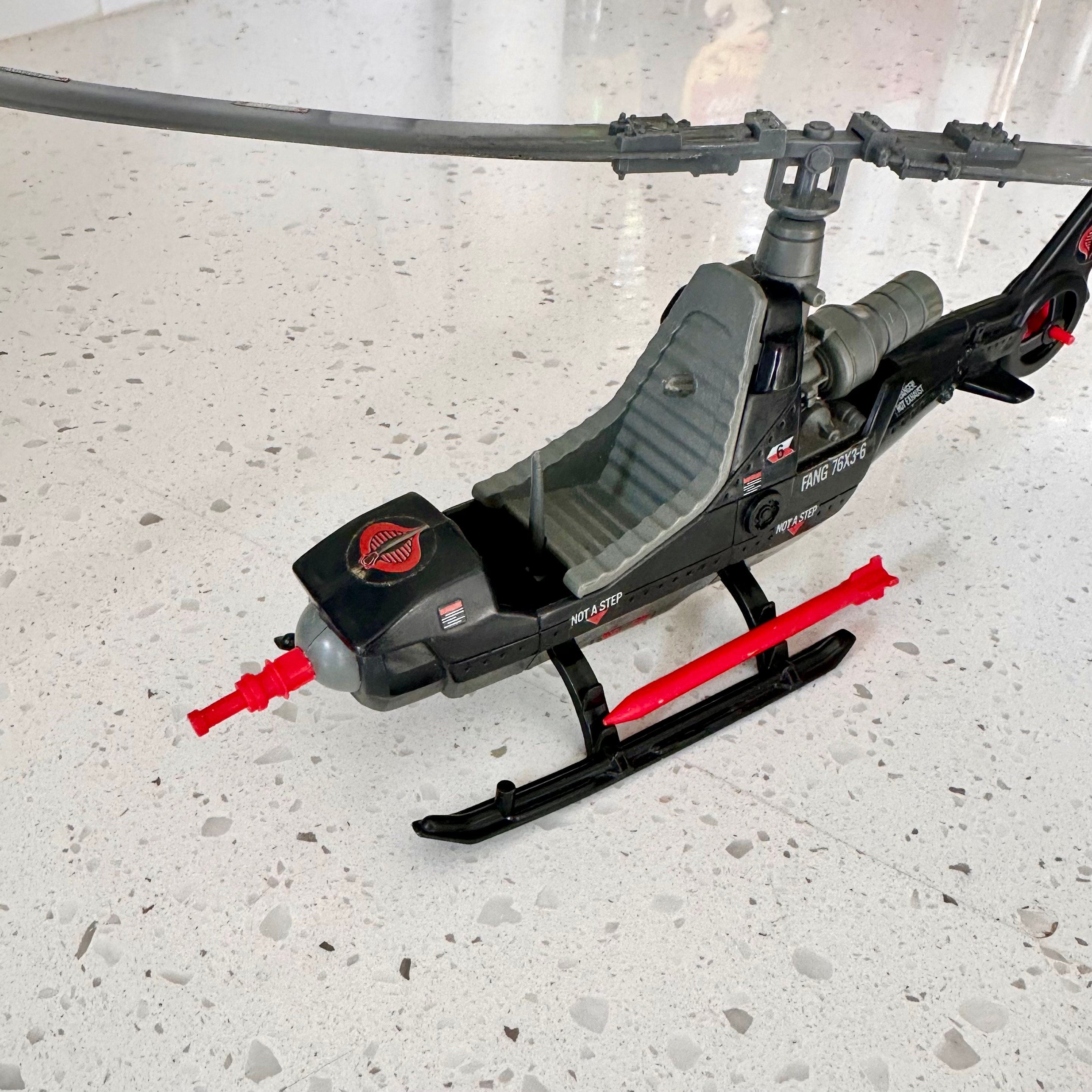 Vintage 1983 G.I. Joe Cobra Fang Helicopter - Etsy