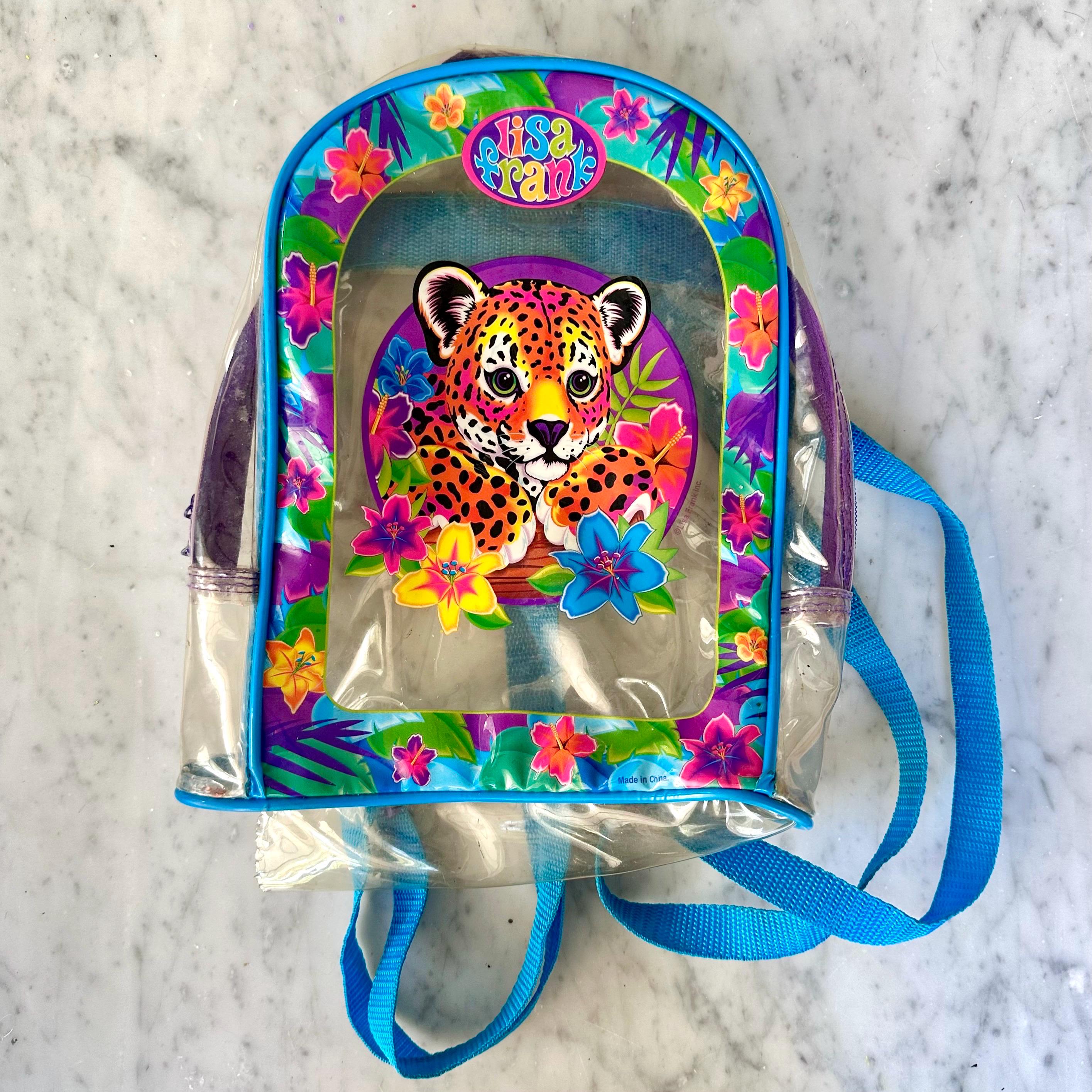 Vintage Lisa Frank Hunter Leopard Backpack *DAMAGED* - Etsy