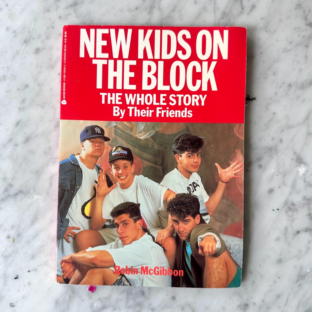 1990 NKOTB “th Whole Story by Their Friends” Book - Etsy