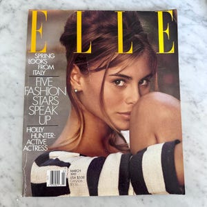 Old Elle Magazines - Etsy
