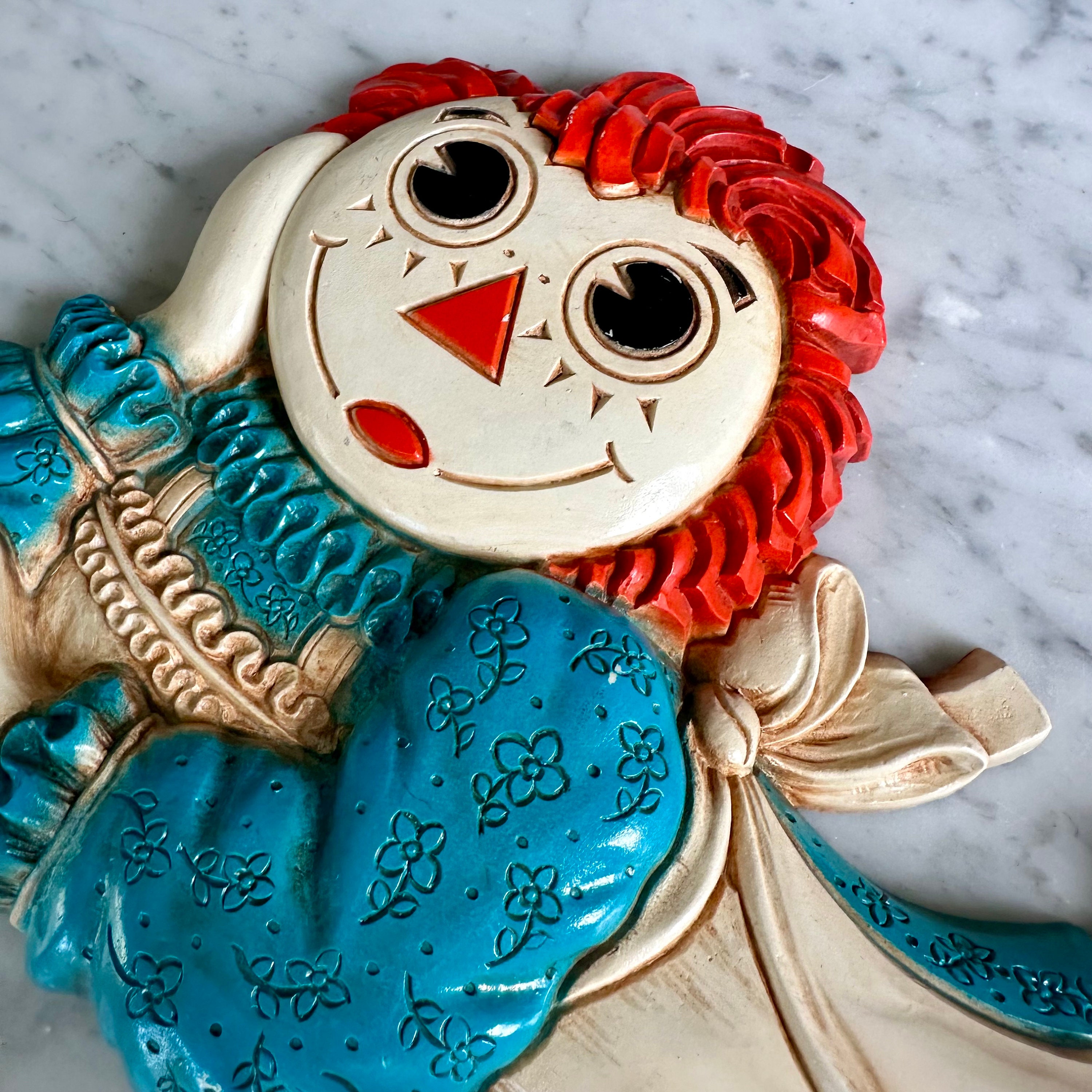 Vintage 1977 Raggedy Ann and Andy Wall Hangings Decor - Etsy