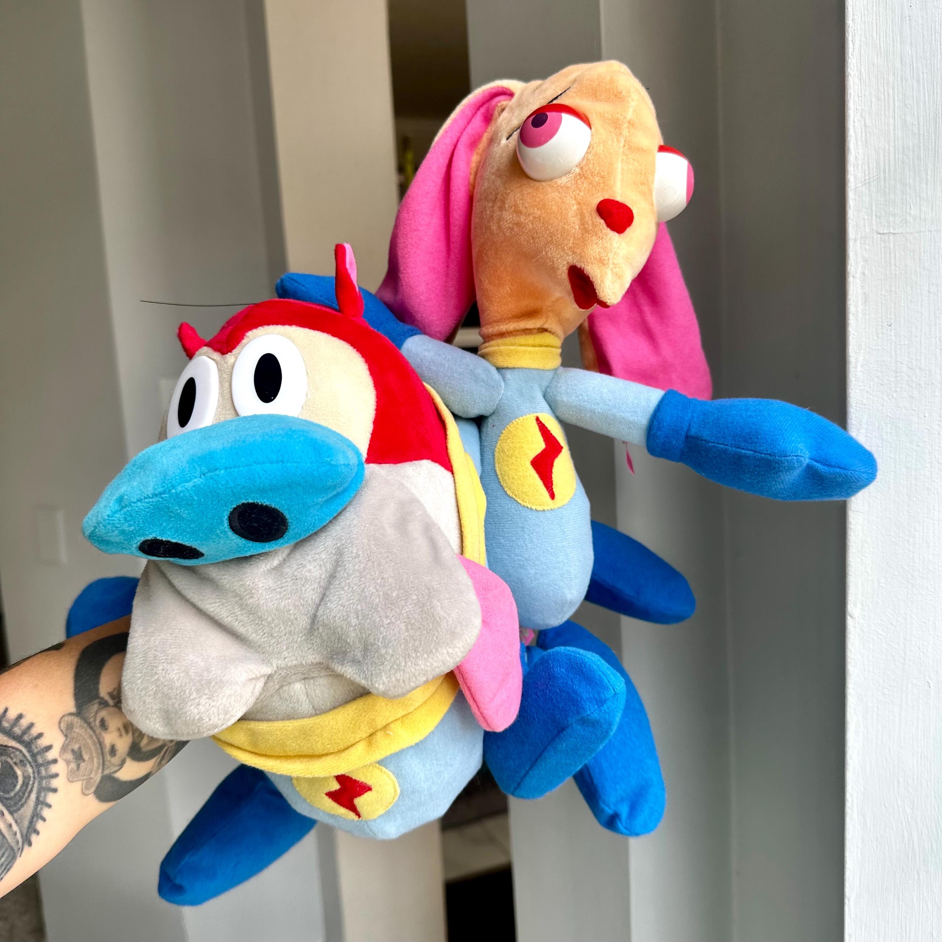 Lot De 3 Broches Vintage Stimpy & Ren & Co, 1993, édition Limitée
