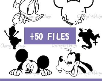 50+ Design, SVG Files For Cricut, For Silhouette, Cut Files, Bundle, svg, png, dxf, eps