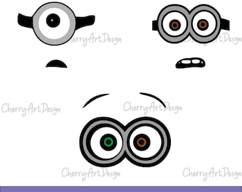 Minion Svg Bundle - Minion SVG for Craft Machines - Cricut Design Space - Silhouette Cameo Active Svg, Png, Eps, Dxf