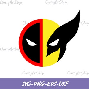 Deadpool  Svg, Deadpool & Wolverine Png, Deadpool Movie Svg, Ryan Reynolds Hugh Jackman Png, Superhero X-Men Png, Digital Download Eps, Dxf