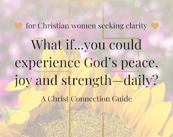 Von der Müdigkeit zu Freude und Stärke | Christlicher Gebetsführer | Schrift-Tagebuch für Burnout (digitaler Download)