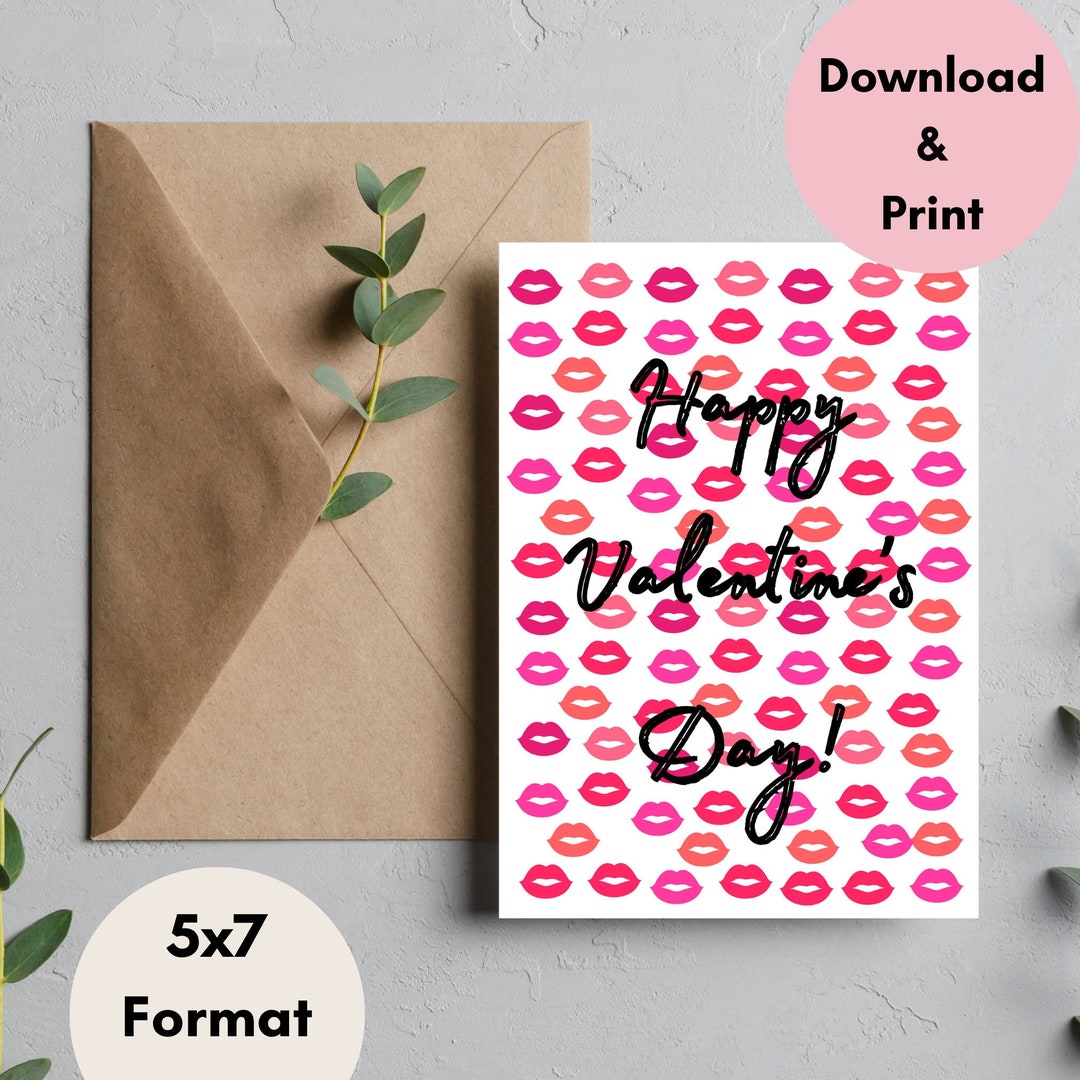 Valentine Day Card for Him Printable Aesthetic Card for Her Ldr Saint ...