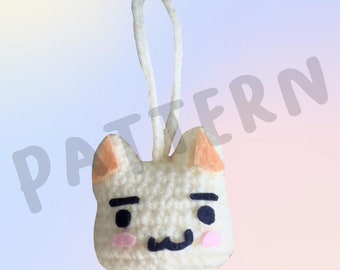 silly lil' kitty crochet keychain [PATTERN ONLY!]