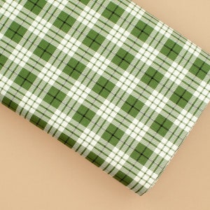 Winterberry Plaid Green C8444-GREEN - 100% Cotton