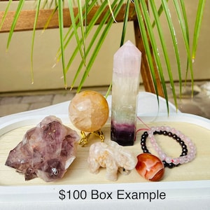 Crystal Mystery Box! (Different price points available!) / Intuitively Picked Crystal Box / Personalized Crystal Box