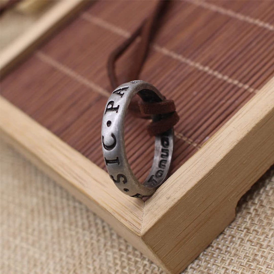 Uncharted 4 Nathan Drake Ring Necklace Leather Necklace for Etsy