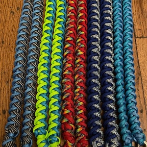 Rod leash/Reel leash design #9-custom to order any colors of your choosing-2 to 8 ft