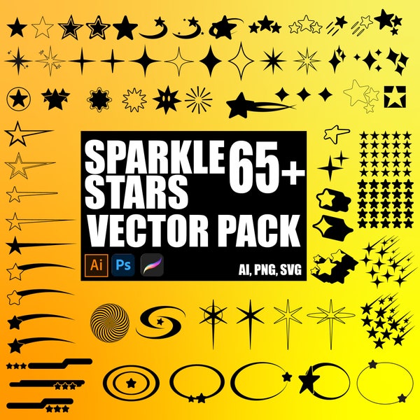 Y2k stars pack sparkle vectors,stars svg, stars png, sparkle svg, y2k svg shapes, y2k svg, y2k bundle, y2k png, y2k vectors, stars vector