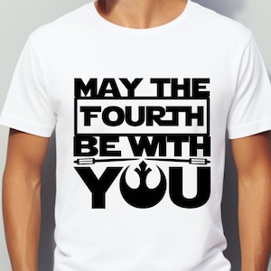 Que le 4 mai soit avec vous SVG, 4 mai PNG, 4 mai, rebelle, science, espace galaxie guerre fichier numérique de coupe, Cricut Maker, camée silhouette