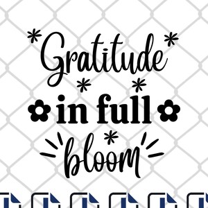 Gratitude en pleine floraison SVG, journée de reconnaissance des employés, collègue collègue de l'équipe SVG, fichier de coupe numérique PNG pour le travail d'entreprise, silhouette camée 4