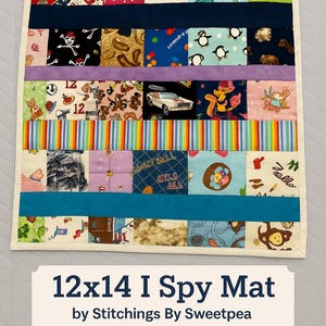 12x14 inch  I Spy Play Mat