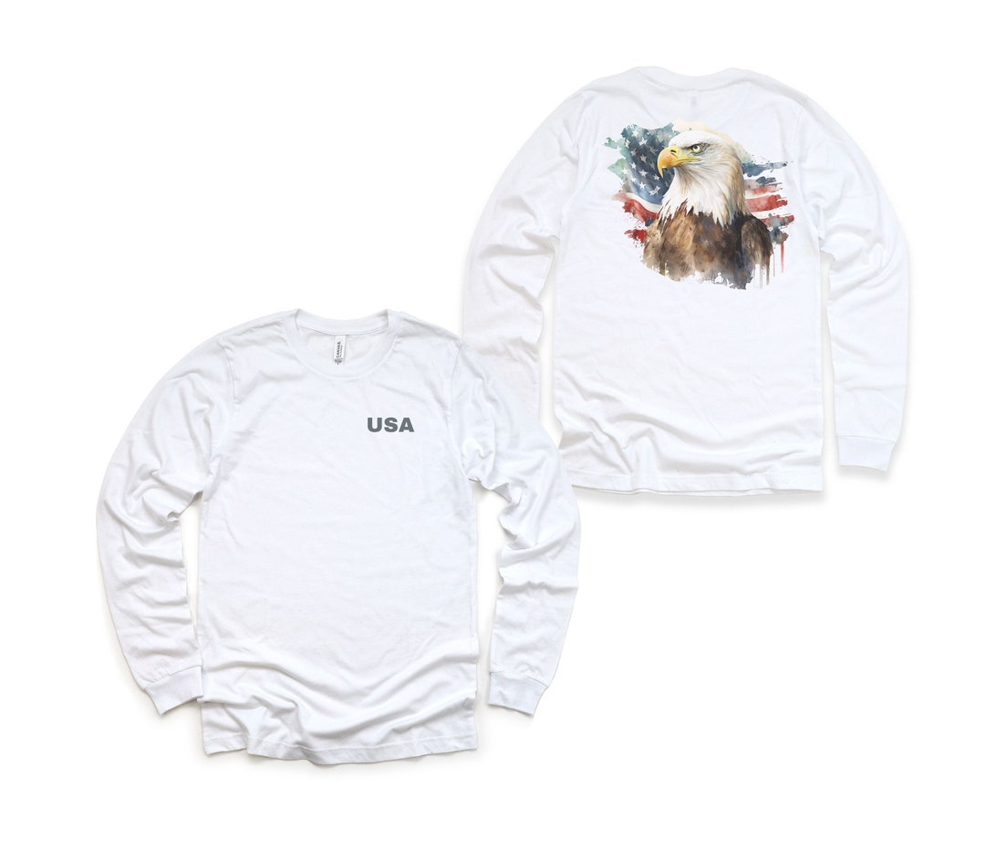 American Flag Eagle Tee, USA Flag Eagle, Stars, Stripes, American Flag