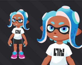 Customizable Splatling Vtuber Model