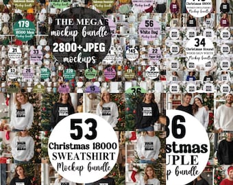 Whole Shop Mockup 2500 Bundle, Entire Shop Bundle, Full Access Shop, BellaCanvas Bundle, Gildan Bundle, Comfort Colors, Christmas Mockup Etc