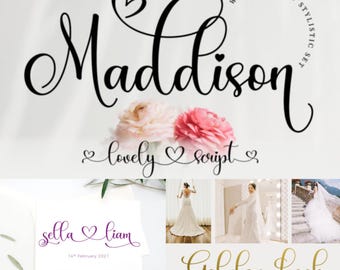 The Ultimate Fonts, Font Bundle, Cursive Font Bundle, Script Fonts, Canva Font, Commercial Fonts, Branding Font, Procreate Fonts