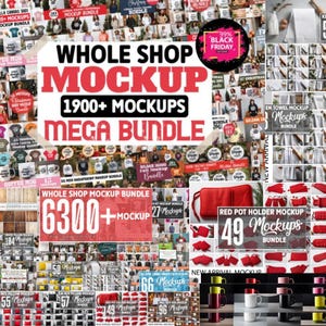 The Whole Shop Mockup Bundle, Male Mocks, Bella Canvas 3001, Comfort Colors 1717, Gildan 18500, Gildan 18000, Gildan 5000 Size & Color Chart