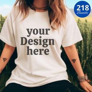 Editable Color Chart Bella Canvas 3001 175 PNG Transparent Files + 41 JPEG Templates Unisex Style Men Women T-shirt Mockup Custom Chart