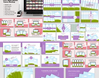 200+ Etsy Listing MockUp Templates | Etsy Mock Up | Digital Product Mock Up | Canva Listing | Templates MRR|PLR | instant download