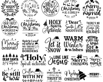 First Christmas svg bundle, Christmas ornament svg bundle, Christmas svg, believe svg, christmas cut file, round ornament svg, cut file