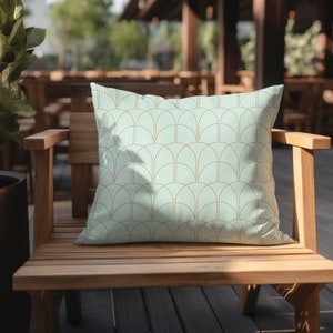 ART DECO almohada al aire libre // opulenta y elegante decoración del hogar almohada decorativa a medida regalo de inauguración de la casa lujosa decoración vintage moderna