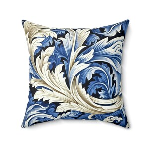 INDOOR Pillow | William Morris Inspired Floral Home Decor, Living Room Decor, Cushion, Housewarming Gift, Interior Design, Custom Gift #D155