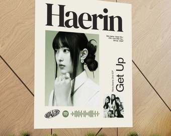 NEWJEANS HAERIN Premium Matte Vertical Posters Home Decor - Midcentury Modern Kpop