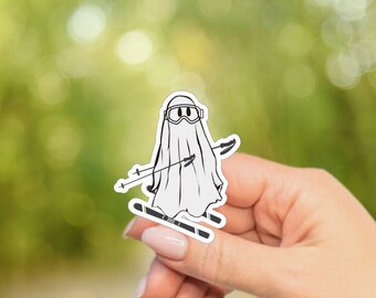 Cute Vinyl Sticker, Cute Small Sticker, Kiss-Cut Sticker, Ski Sticker, Mug Sticker, Funny Sticker, Small Sticker, Stickers, Tumbler Stickers