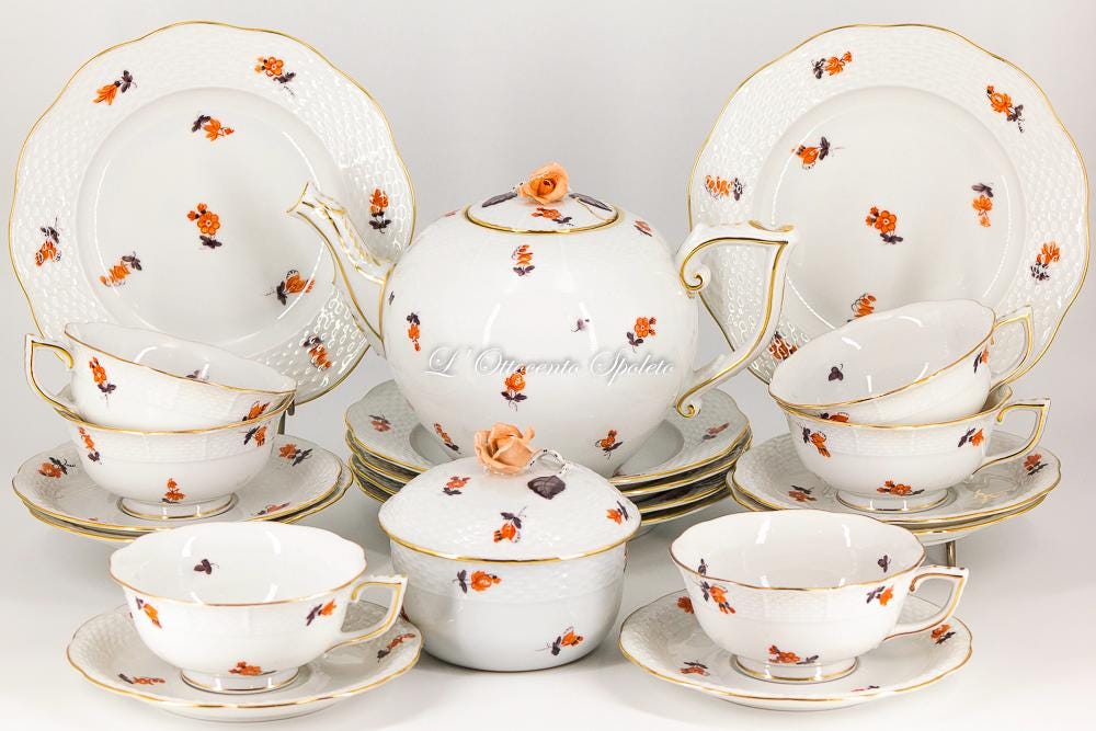 Herend tea set - Etsy 日本