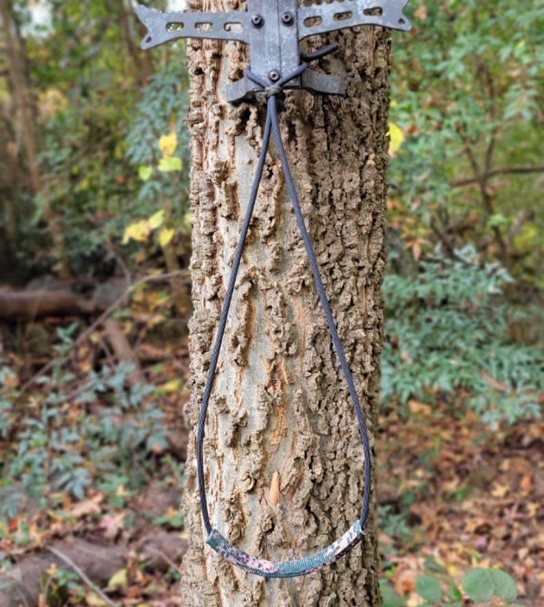 Climbing Stick Aiders With Camo Steps Saddle Hunting Etsy